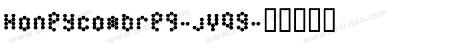 Honeycombreg-jVq9字体转换