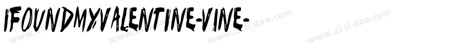 IFoundMyValentine-V1ne字体转换 IFoundMyValentine-V1ne字体转换
