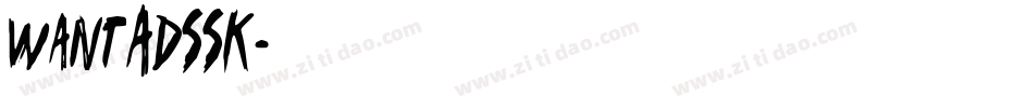 WantAdSSK字体转换