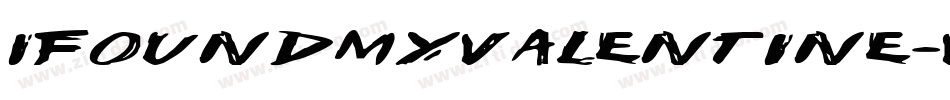 IFoundMyValentine-V1ne字体转换 IFoundMyValentine-V1ne字体转换