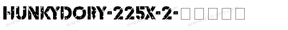 Hunkydory-225X-2字体转换
