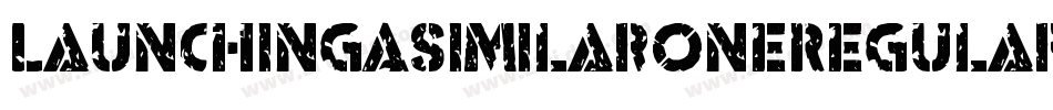 LaunchingASimilarOneRegular-xw25字体转换