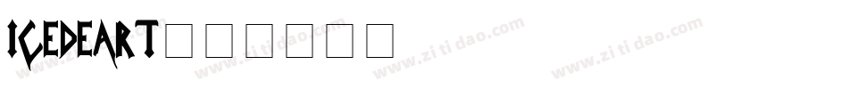 icedeart字体转换