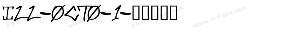ILL-OCTO-1字体转换