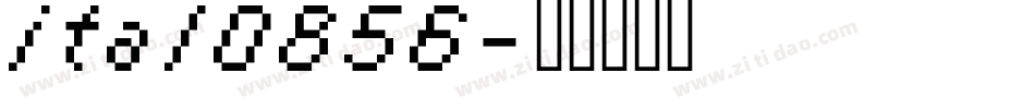 ital0856字体转换