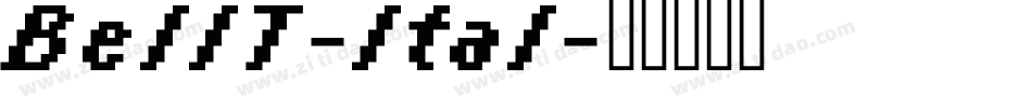 BellT-Ital字体转换
