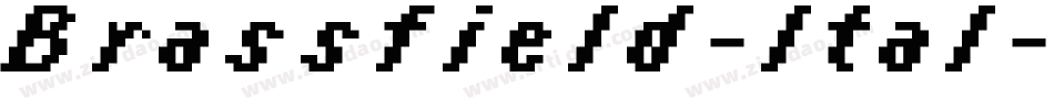 Brassfield-Ital字体转换