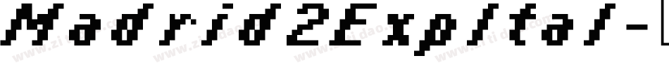 Madrid2ExpItal字体转换