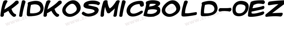 KidKosmicBold-0Ez字体转换