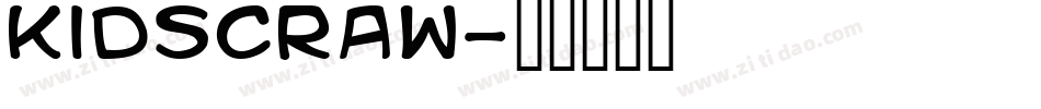 KidScraw字体转换