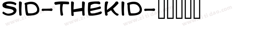 Sid-theKid字体转换