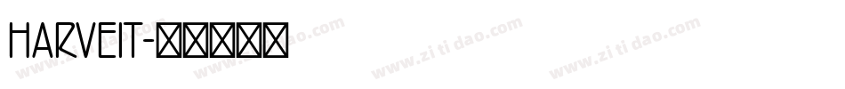 HARVEIT字体转换