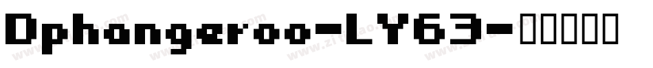 Dphangeroo-LY63字体转换