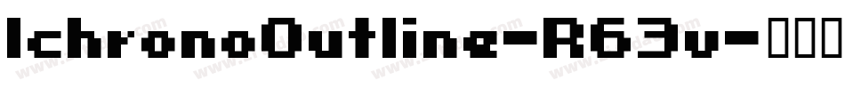 IchronoOutline-R63v字体转换