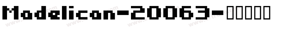 Madelican-2OO63字体转换