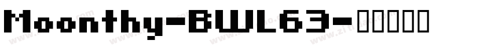 Moonthy-BWL63字体转换