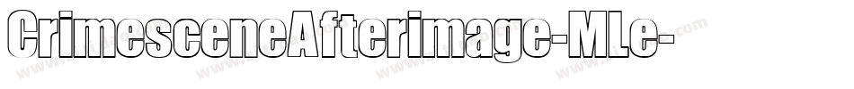 CrimesceneAfterimage-MLe字体转换