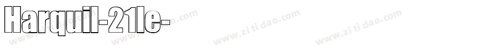 Harquil-21le字体转换