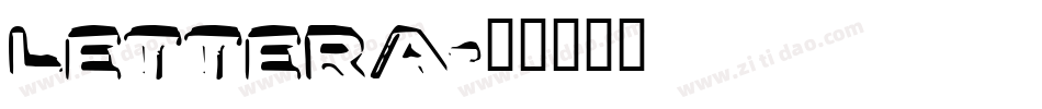 lettera字体转换