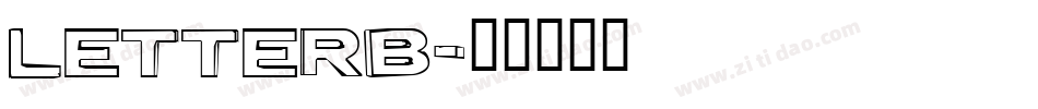 letterb字体转换