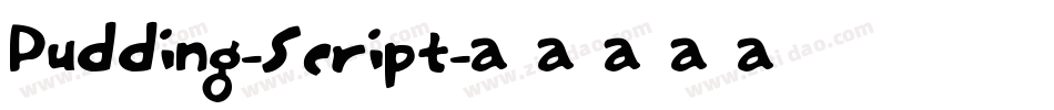 Pudding-Script字体转换