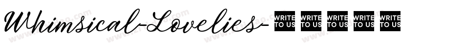 Whimsical-Lovelies字体转换