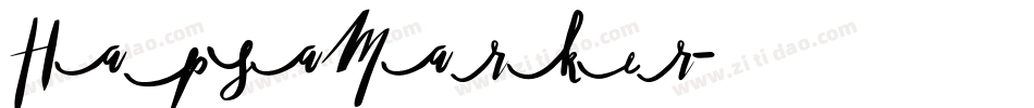 HapsaMarker字体转换