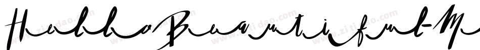HelloBeautiful-Marker字体转换