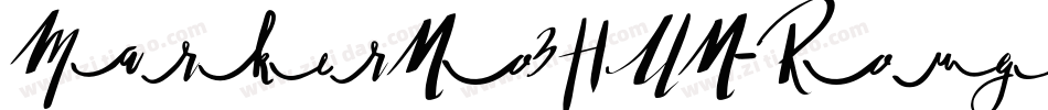 MarkerNo3HUN-RoughIII字体转换