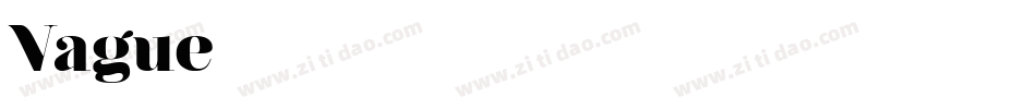 Vague字体转换
