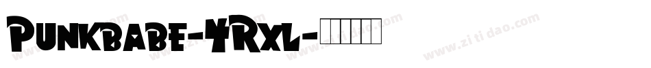 Punkbabe-4Rxl字体转换