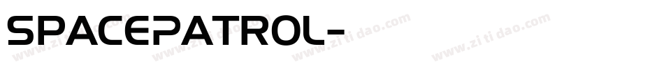 SpacePatrol字体转换
