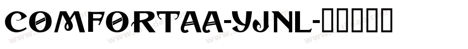 Comfortaa-YJnL字体转换