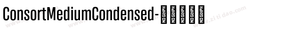 ConsortMediumCondensed字体转换