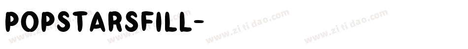 PopstarsFill字体转换
