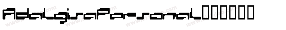AdalgisaPersonal字体转换