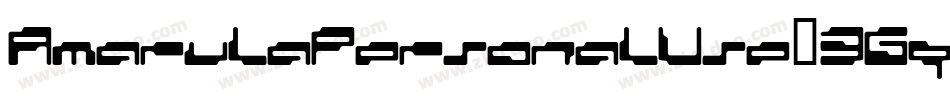 AmarulaPersonalUse-3GqZ字体转换