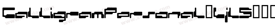 CalligramPersonal-Ljl5字体转换