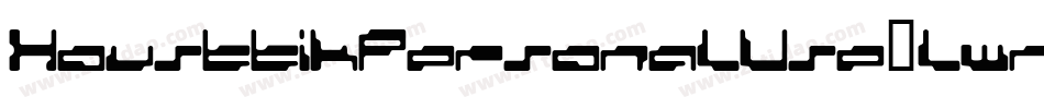 HousttikPersonalUse-lwnZ字体转换