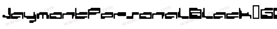 JaymontPersonalBlack-GDmZ字体转换