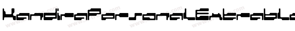KandiraPersonalExtrablack-9axK字体转换 KandiraPersonalExtrablack-9axK字体转换