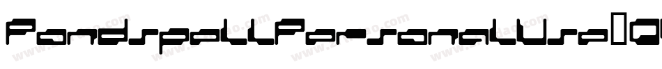PondspellPersonalUse-OVOpe字体转换