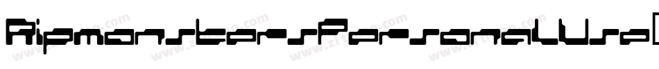 RipmonstersPersonalUse-6YaqA字体转换