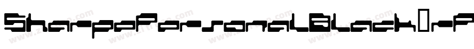 SharpePersonalBlack-rPpB字体转换 SharpePersonalBlack-rPpB字体转换