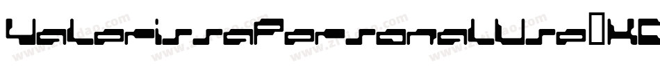 ValerissaPersonalUse-KDdo字体转换