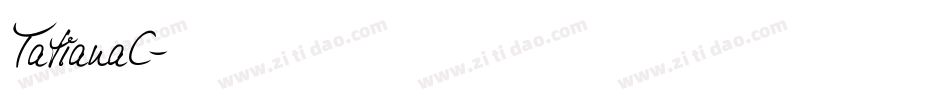 TatianaC字体转换