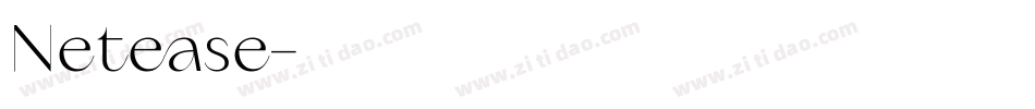 Netease字体转换