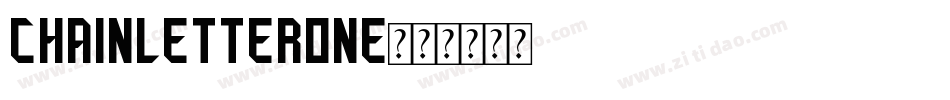 ChainLetterOne字体转换