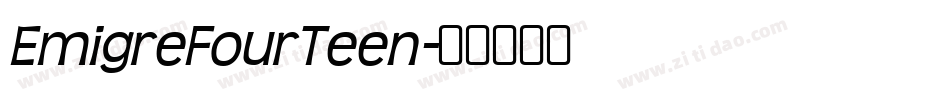 EmigreFourTeen字体转换