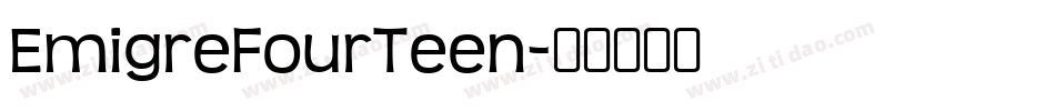 EmigreFourTeen字体转换